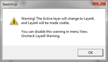 Layer0 Warning Message